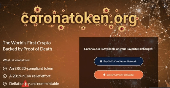 CoronaCoin: A coronavirus speculative deathwatch cryptocurrency